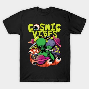 Alien Cosmic Vibes T-Shirt